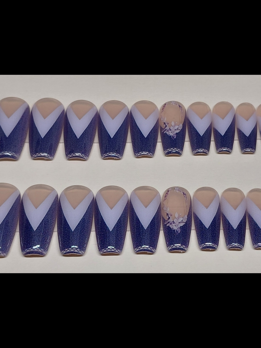 Handmade Hard Gel Press-On Nail Set